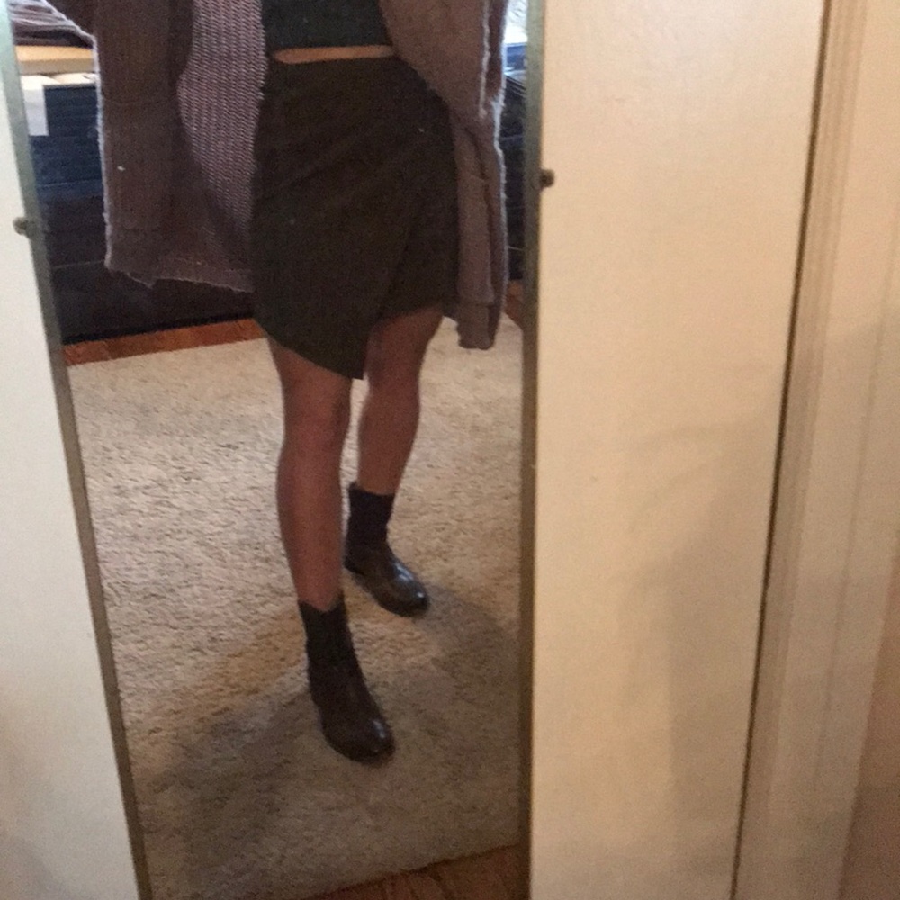 Green skirt